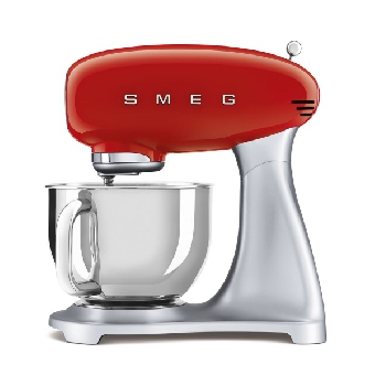 SMEG เครื่องผสมอาหาร ดีไซน์ 50’s Style สีแดง รุ่น SMF02RDEU