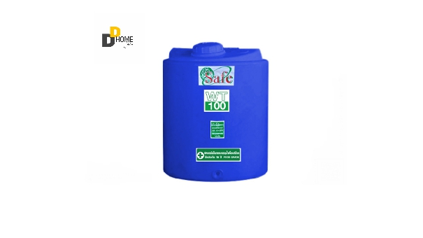 Safe ถังเก็บน้ำบนดิน รุ่น สีฟ้า/สีขาว ขนาด 100 ลิตร