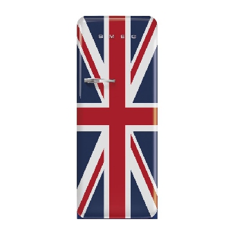 SMEG ตู้เย็น 270 L ดีไซน์ 50’s Style ลายธงชาติอังกฤษ รุ่น FAB28RDUJ5