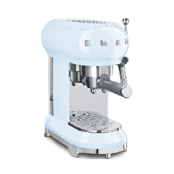 SMEG เครื่องชงกาแฟ ดีไซน์ 50’s Style สีฟ้าพาสเทล รุ่น ECF01PBEU