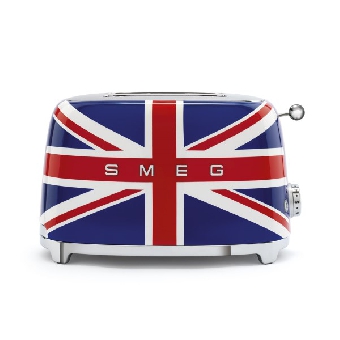 SMEG เครื่องปิ้งขนมปัง 2×2 ดีไซน์ 50’s Style ลายธงชาติอังกฤษ รุ่น TSF01UJEU