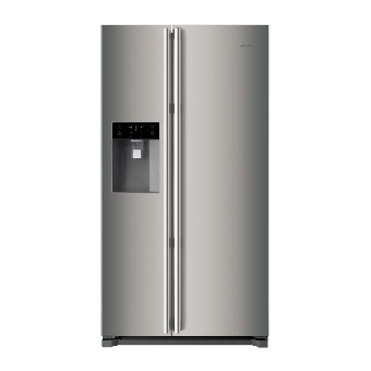 SMEG ตู้เย็น Side by Side 608 L สีสเตนเลส รุ่น FBW600S