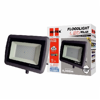 โคมสปอร์ตไลท์ มิลาน LED 30W DL HI-TEK รุ่น HFOLFE30DG 30W DL ขนาด 14.08 x 14.48 x 3.74 ซม. สีเทา