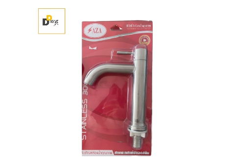 SAZA ก๊อกอ่างล้างหน้าสแตนเลส ZS555-SAZA-PK สแตนเลส 304