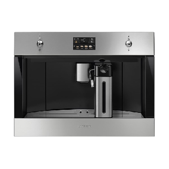 SMEG เครื่องชงกาแฟอัตโนมัติ ชนิดติดตั้งในเฟอร์นิเจอร์ ดีไซน์ Classica สีสเตนเลส รุ่น CMS4303X
