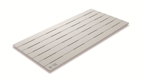 ฝ้าสมาร์ทบอร์ด เอสซีจี รุ่นเซาะร่อง 3 นิ้วระบายอากาศ ขนาด 60x120x0.4 ซม. สีซีเมนต์ SCG ระบายอากาศ