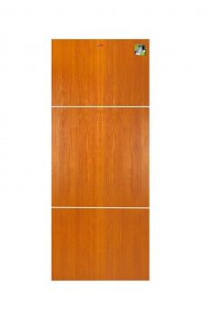 ประตูUPVCเมโทร-เทค MP-14 รุ่น เซาะร่อง สีโกเด้นทรีค ขนาด 80 X 200 ซม.