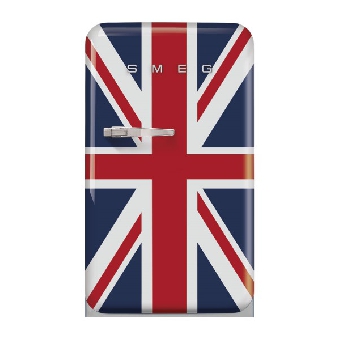 SMEG ตู้เย็น 122 L ดีไซน์ 50’s Style ลายธงชาติอังกฤษ รุ่น FAB10RDUJ5
