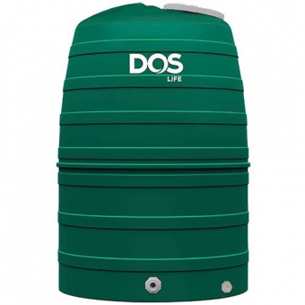 ถังเก็บน้ำบนดิน DOS GREENERY-2000 สีเขียว
