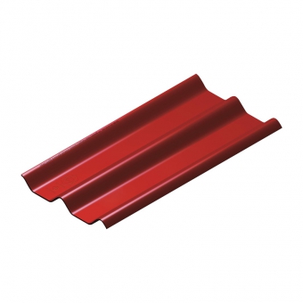 กระเบื้องลอนคู่ SCG ไฮบริด 50 X 150 X 0.55 สีแดง