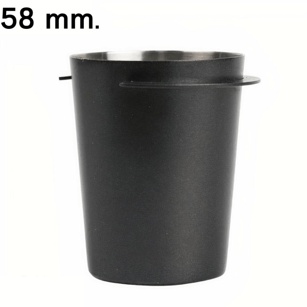 ถ้วยโดส ETZEL ตวงเมล็ดกาแฟ รองผงกาแฟไม่ให้หก สำหรับด้ามชงกาแฟ 58mm สีดำ