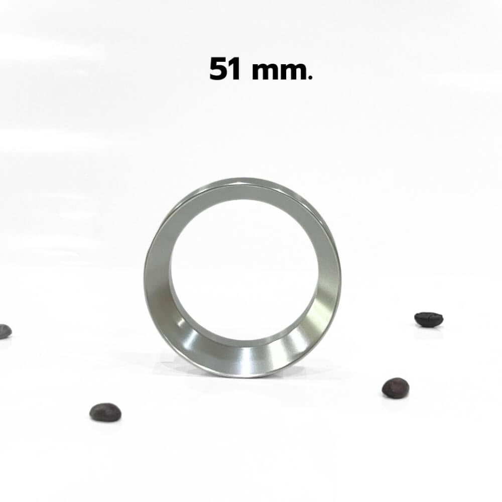 แหวนครอบด้ามชงกาแฟ กันหก ETZEL ขนาด 51 มม. สีเงิน