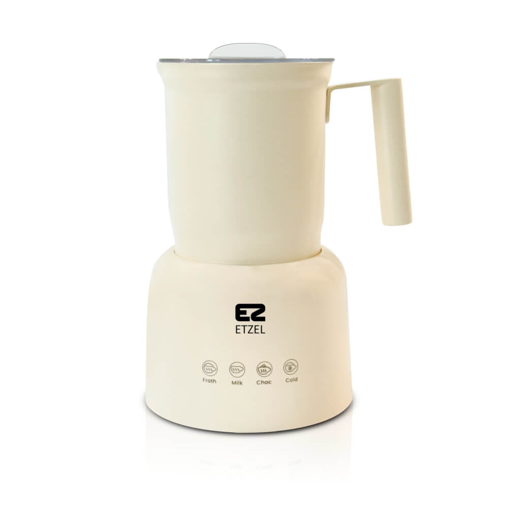 เครื่องทำฟองนมอัตโนมัติ ETZEL SN989 สีครีม