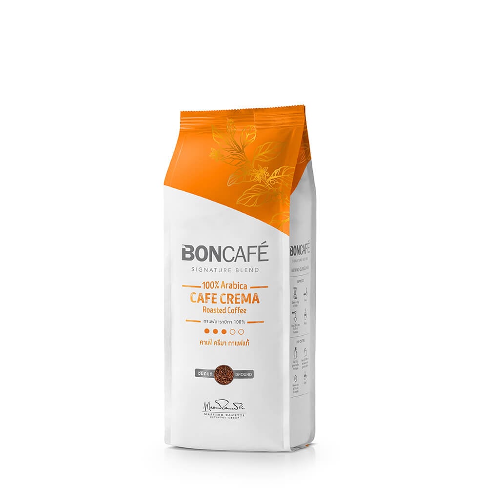 กาแฟคั่วบด บอนกาแฟ คาเฟ่ ครีม่า 250 กรัม