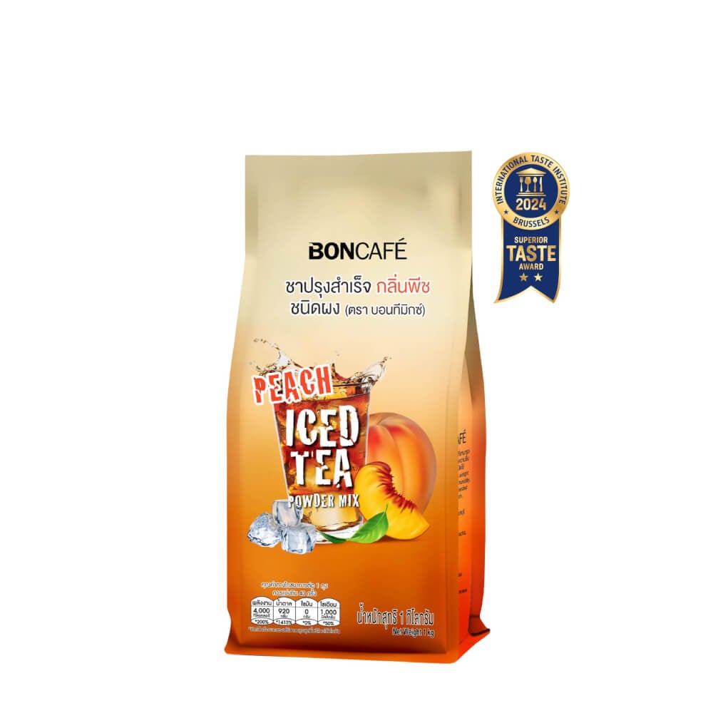 ชาผลไม้กลิ่นพีช บอนกาแฟ Bon-Tea Mix 1 กิโลกรัม
