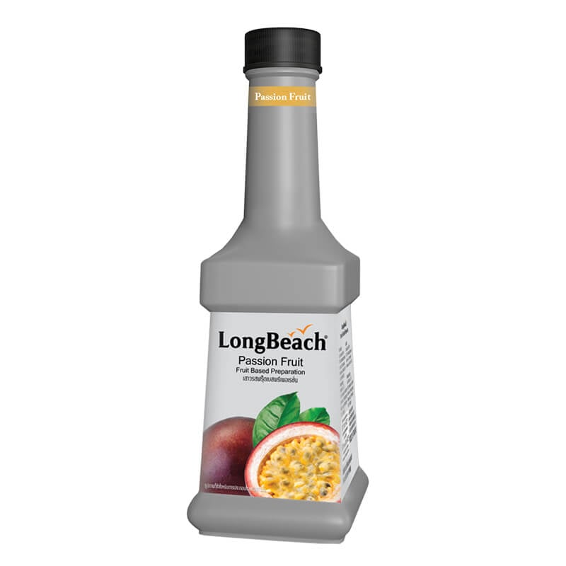 น้ำผลไม้ผสมเนื้อผลไม้ ลองบีช เพียวเร่ กลิ่น เสาวรส 900 มล.