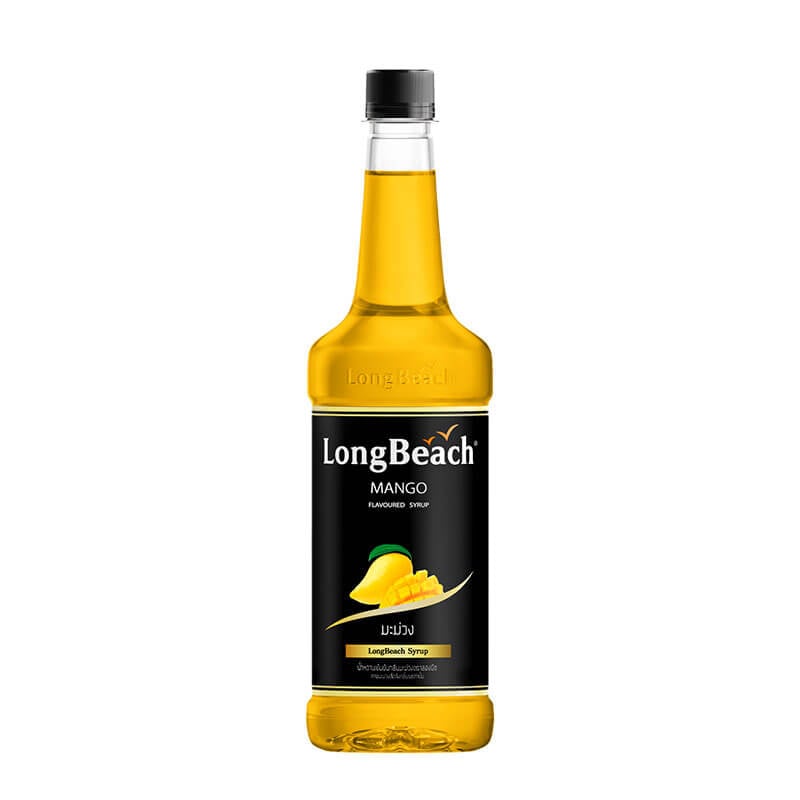 น้ำเชื่อม ลองบีช กลิ่น มะม่วง ขนาด 740 มล.