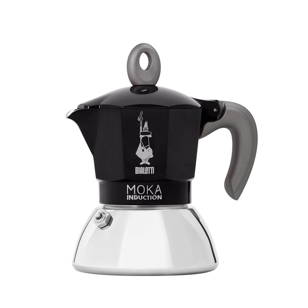 หม้อต้มกาแฟ BIALETTI MOKA MOKA INDUZION 2CUPS สีดำ