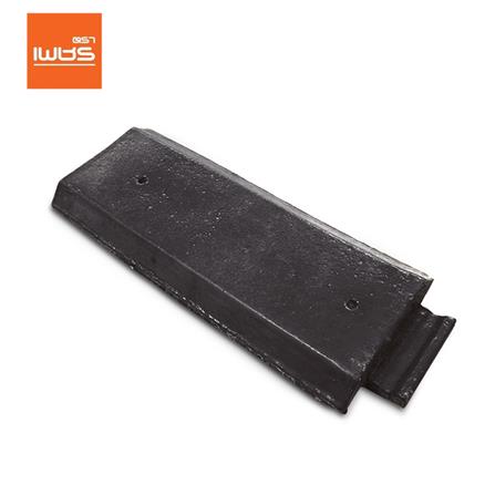 ครอบข้างชนผนังอดามัส ตราเพชร 14x38.5 ซม. สีเทาอัคนิล