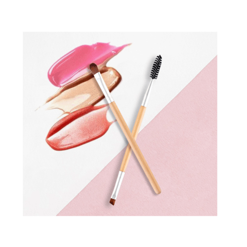 USUPSO แปรงแต่งหน้า (แปรงคิ้วสองหัว + แปรงริมฝีปาก)