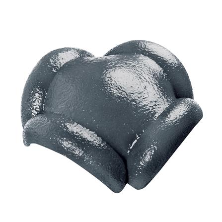 ครอบสันโค้ง 4 ทาง CT ตราเพชร 36X37 ซม. สีฟ้าอันดามัน