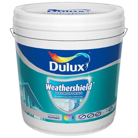 สีน้ำทาภายนอก DULUX WEATHERSHIELD HYDROFRESH BASE A เนียน 9 ลิตร