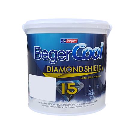 สีน้ำทาภายนอก BEGER COOL DIAMONDSHIELD 15 BASE D ด้าน 1 แกลลอน