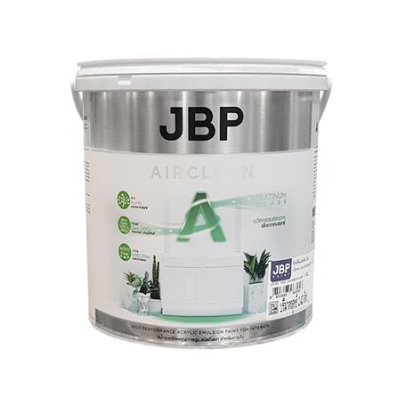 สีน้ำทาภายใน ชนิดกึ่งเงา JBP AIRCLEAN A+ BASE B สีขาว 1 แกลลอน