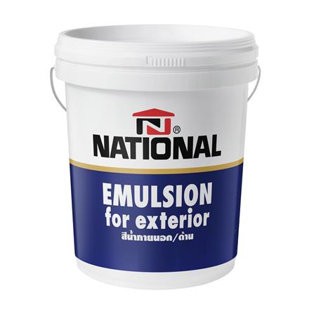 สีน้ำทาภายนอก DELTA NATIONAL 383 สีเทา ด้าน 5 แกลลอน