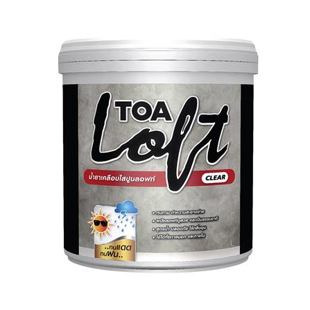 สีน้ำลอฟท์ภายนอก TOA CLEAR สีใส 3 กก.