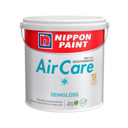 สีน้ำทาภายใน NIPPON PAINT AIR CARE BASE B กึ่งเงา 1 แกลลอน