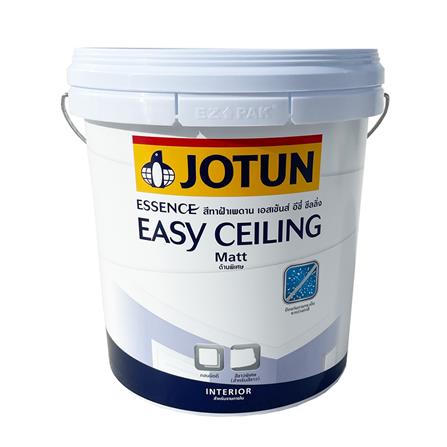 สีน้ำทาฝ้า JOTUN ESSENCE EASY CEILING สีขาว ด้าน 9 ลิตร