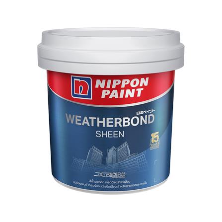 สีน้้ำทาภายนอก NIPPON PAINT WTB SHEEN BASE C 9L