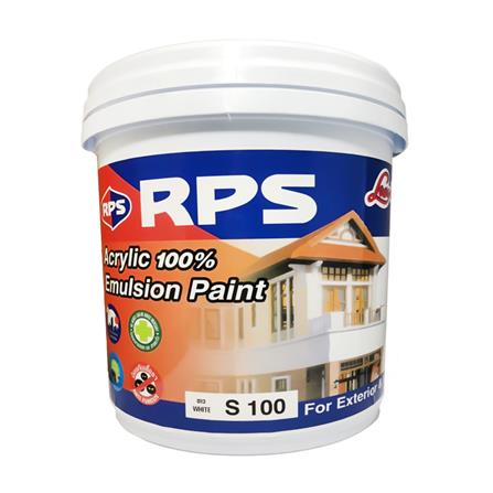 สีน้ำทาภายนอก ชนิดเนียน RPS LONGCOAT L200 สีขาว 2.5 แกลลอน