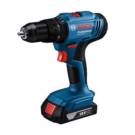 สว่านกระแทกไร้สาย (พร้อมแบตเตอรี่) BOSCH GSB 183-LI 18 โวลต์