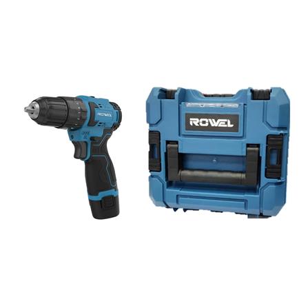 สว่านกระแทกไร้สาย (พร้อมแบตเตอรี่) ROWEL RW-120HBL 12 โวลต์