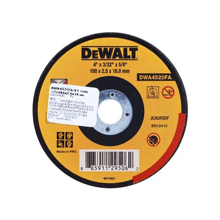 แผ่นตัดเหล็ก DEWALT DWA4520FA-B1 4 นิ้ว