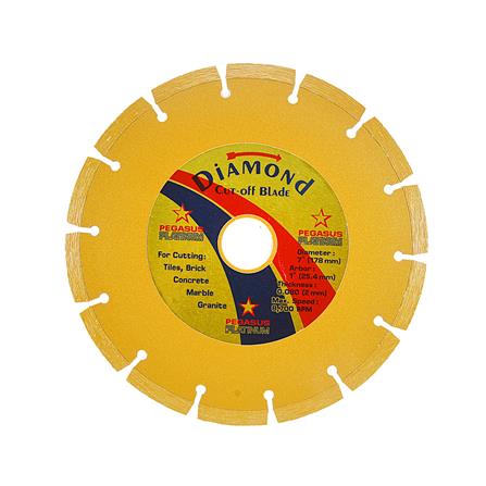 ใบตัดเพชรขอบหยัก PEGASUS 91157 7 นิ้ว