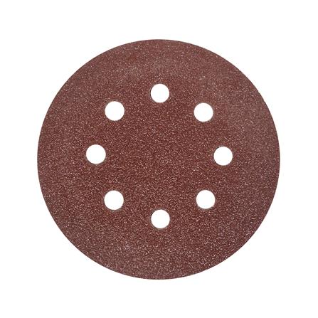 กระดาษทรายกลมสักหลาด เบอร์ 40 MATALL 5 นิ้ว 8 รู แพ็ก 5 ชิ้น