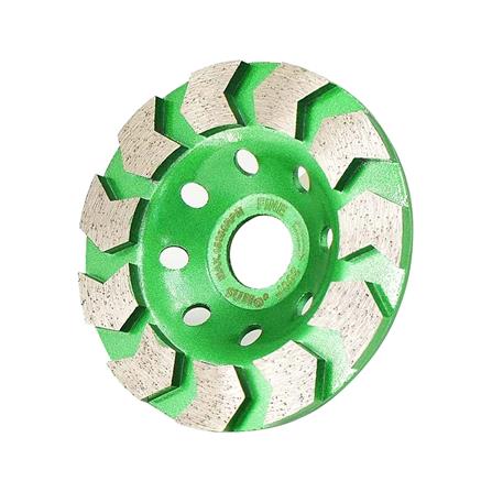 ถ้วยเพชรขัดพื้น ชนิดขัดละเอียด SUMO 300F 4 นิ้ว สีเขียว