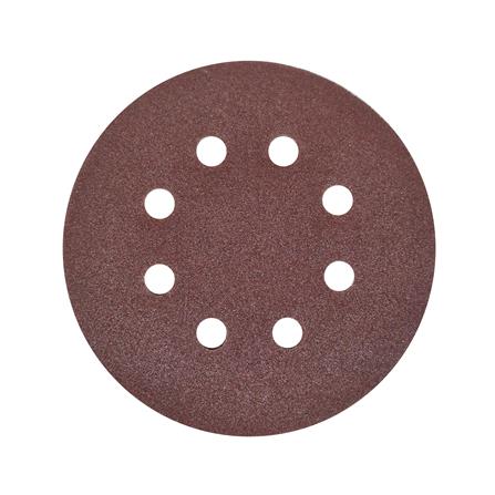 กระดาษทรายกลมสักหลาด เบอร์ 120 MATALL 5 นิ้ว 8 รู แพ็ก 5 ชิ้น