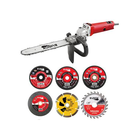 เครื่องเจียร พร้อมบาร์โซ่ EUROX 953Z 4 นิ้ว 650 วัตต์