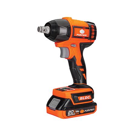 บล็อกกระแทกไร้สาย (พร้อมแบตเตอรี่) PUMPKIN INF-12IWBL 50262 20 โวลต์