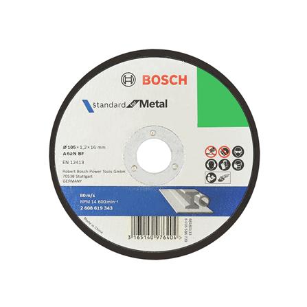 แผ่นตัดเหล็ก BOSCH 4 นิ้วx1.2 MM