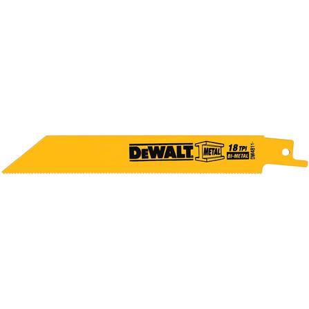 ใบเลื่อยจิ๊กซอ DEWALT DW4811 18 TPI 6 นิ้ว แพ็ก 5 ชิ้น