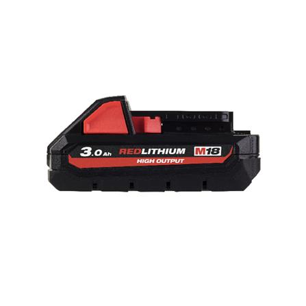 แบตเตอรี่ MILWAUKEE M18 HIGH OUTPUT 18 โวลต์ 3.0 แอมป์