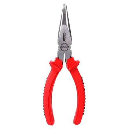 คีมปากแหลม SOLO 6 นิ้ว สีดำ-แดง