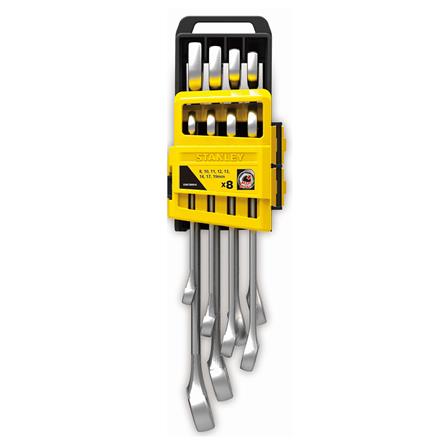 ชุดประแจแหวนข้างปากตาย STANLEY 8 ชิ้น