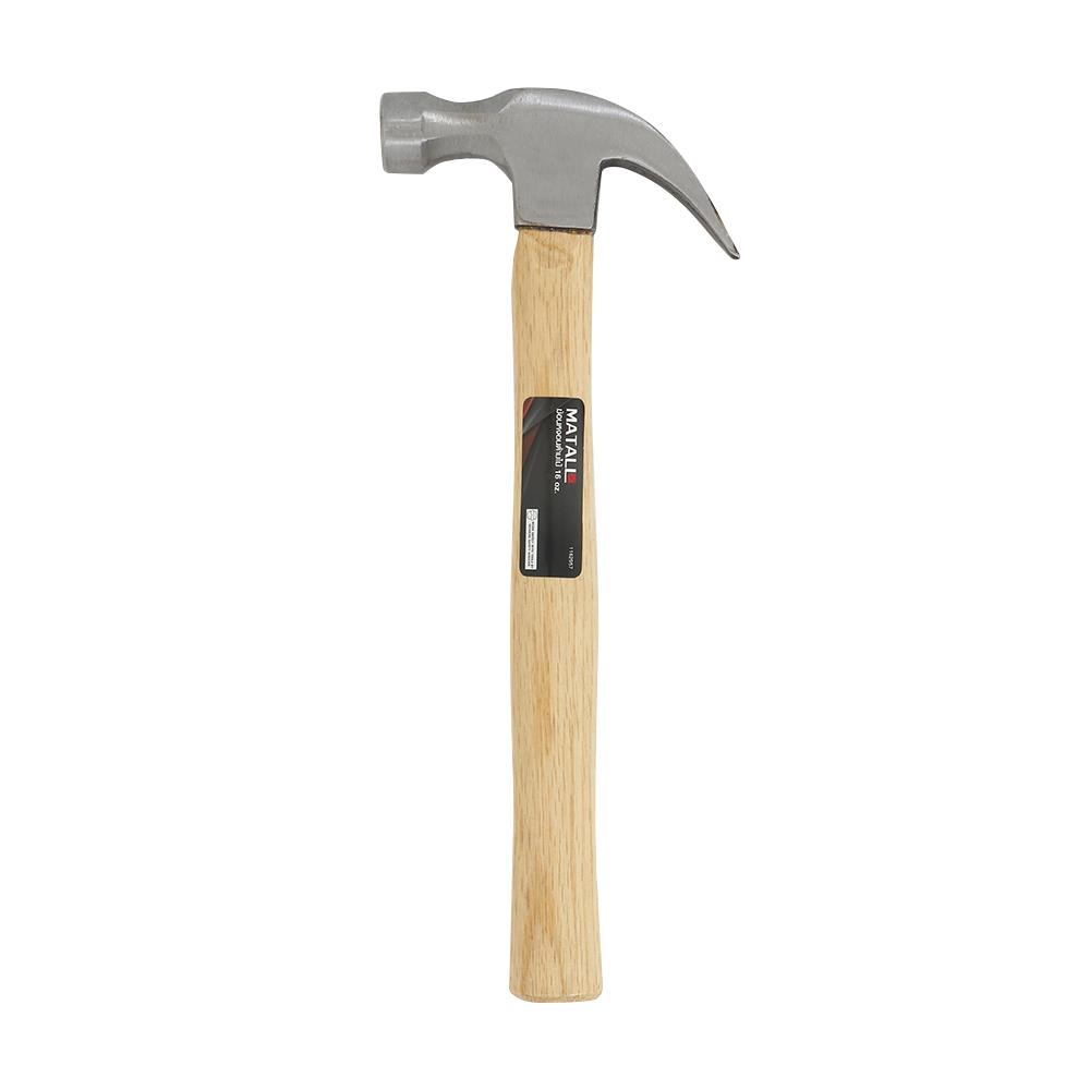 ค้อนหงอน ด้ามไม้ MATALL DT-HMP81012-A 16 ออนซ์