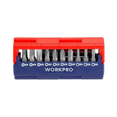 ชุดดอกไขควง 13 ชิ้น แบบพกพา WORKPRO WP221062